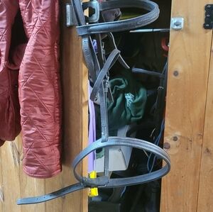 Dark Brown Leather Horse Bridle